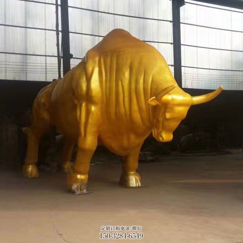 金牛雕塑工艺 景观艺术牛雕塑承接 铜雕塑主题定做